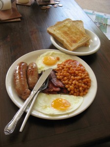 Yes, I split one sausage. Poor.